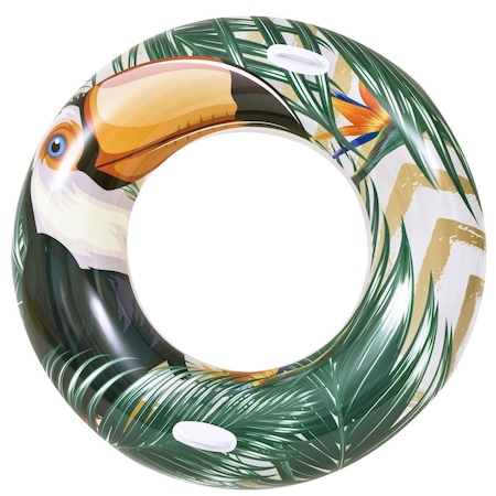 Pool Central 45 in. Tropical Toucan Inner Tube Pool Float 34808593